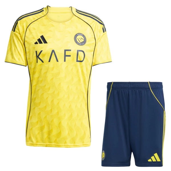 Levné Dětský Fotbalový Dres Al Nassr Domácí 2025-26 Levné Dětský Fotbalový Dres Al Nassr Domácí 2025-26