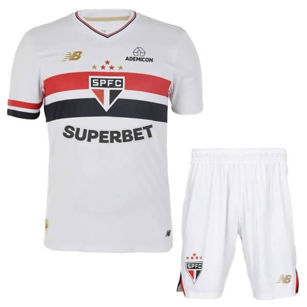Levné Dětský Fotbalový Dres São Paulo Domácí 2025-26 Levné Dětský Fotbalový Dres São Paulo Domácí 2025-26
