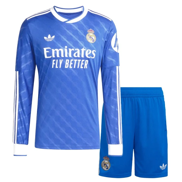Levné Dětský Fotbalový Dres Real Madrid Alternativní 2025-26 Dlouhý Rukáv Levné Dětský Fotbalový Dres Real Madrid Alternativní 2025-26 Dlouhý Rukáv