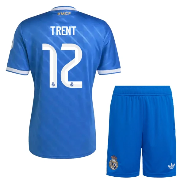 Levné Dětský Fotbalový Dres Real Madrid Trent Alexander-Arnold 12 Alternativní 2025-26 Levné Dětský Fotbalový Dres Real Madrid Trent Alexander-Arnold 12 Alternativní 2025-26