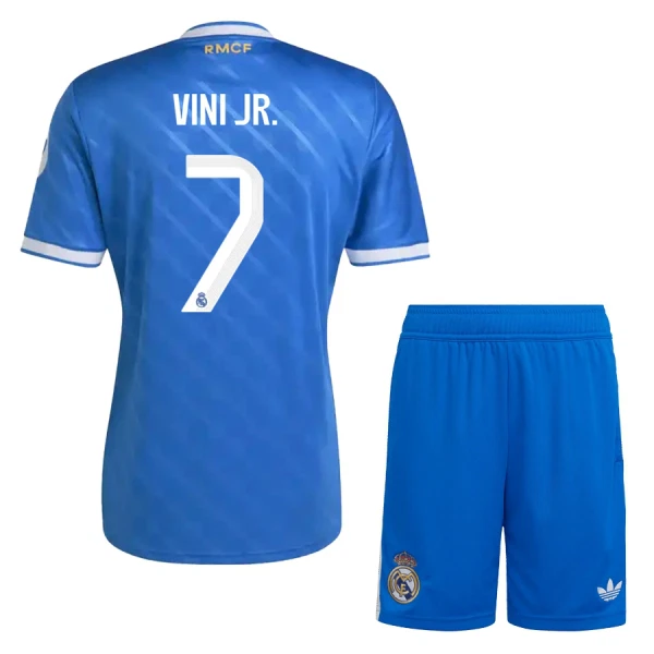Levné Dětský Fotbalový Dres Real Madrid Vini JR 7 Alternativní 2025-26 Levné Dětský Fotbalový Dres Real Madrid Vini JR 7 Alternativní 2025-26