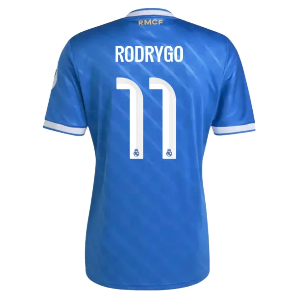 Levné Mužský Fotbalový Dres Real Madrid Rodrygo 11 Alternativní 2025-26 Levné Mužský Fotbalový Dres Real Madrid Rodrygo 11 Alternativní 2025-26