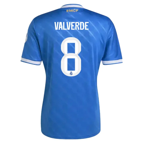 Levné Mužský Fotbalový Dres Real Madrid Valverde 8 Alternativní 2025-26 Levné Mužský Fotbalový Dres Real Madrid Valverde 8 Alternativní 2025-26