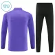 Levné Dětský FC Barcelona Purple Version Tréninkové teplákové soupravy Čtvrt-Zip 2025-26
