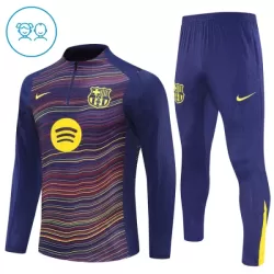 Levné Dětský FC Barcelona Tréninkové teplákové soupravy Čtvrt-Zip 2025-26 Navy Levné Dětský FC Barcelona Tréninkové teplákové soupravy Čtvrt-Zip 2025-26 Navy