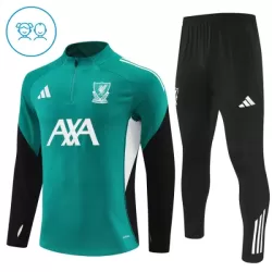 Levné Dětský Liverpool Tréninkové teplákové soupravy Čtvrt-Zip 2025-26 Zelená Levné Dětský Liverpool Tréninkové teplákové soupravy Čtvrt-Zip 2025-26 Zelená