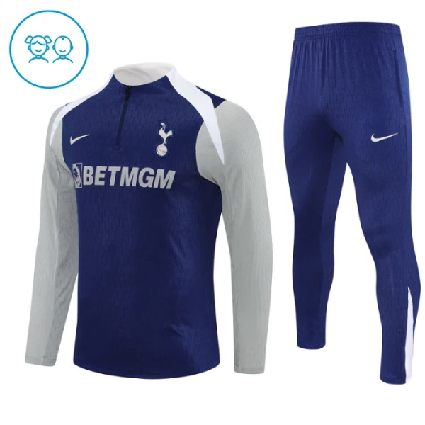 Levné Dětský Tottenham Hotspur Tréninkové teplákové soupravy Čtvrt-Zip 2025-26 Navy Levné Dětský Tottenham Hotspur Tréninkové teplákové soupravy Čtvrt-Zip 2025-26 Navy