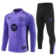 Levné Mužský FC Barcelona Purple Version Tréninkové teplákové soupravy Čtvrt-Zip 2025-26 Levné Mužský FC Barcelona Purple Version Tréninkové teplákové soupravy Čtvrt-Zip 2025-26