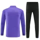Levné Mužský FC Barcelona Purple Version Tréninkové teplákové soupravy Čtvrt-Zip 2025-26