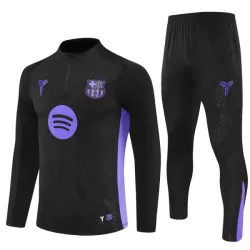 Levné Mužský FC Barcelona Tréninkové teplákové soupravy Čtvrt-Zip 2025-26 Černá Levné Mužský FC Barcelona Tréninkové teplákové soupravy Čtvrt-Zip 2025-26 Černá