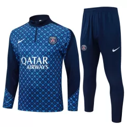 Levné Mužský Paris Saint-Germain Tréninkové teplákové soupravy Čtvrt-Zip 2025-26 Modrá Levné Mužský Paris Saint-Germain Tréninkové teplákové soupravy Čtvrt-Zip 2025-26 Modrá