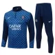 Levné Mužský Paris Saint-Germain Tréninkové teplákové soupravy Čtvrt-Zip 2025-26 Modrá Levné Mužský Paris Saint-Germain Tréninkové teplákové soupravy Čtvrt-Zip 2025-26 Modrá