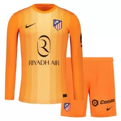 Levné Dětský Fotbalový Dres Atlético Madrid Brankářské 2025-26 Oranžový Dlouhý Rukáv Levné Dětský Fotbalový Dres Atlético Madrid Brankářské 2025-26 Oranžový Dlouhý Rukáv