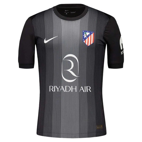 Levné Dětský Fotbalový Dres Atlético Madrid Oblak 13 Brankářské 2025-26 Černá