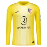 Levné Mužský Fotbalový Dres Atlético Madrid Brankářské 2025-26 Žlutá Dlouhý Rukáv