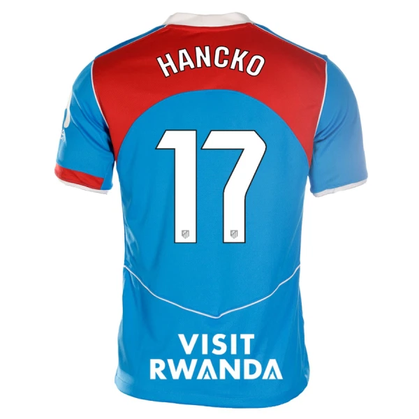 Levné Mužský Fotbalový Dres Atlético Madrid Hancko 17 Alternativní 2025-26