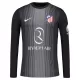 Levné Mužský Fotbalový Dres Atlético Madrid Oblak 13 Brankářské 2025-26 Černá Dlouhý Rukáv