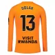 Levné Mužský Fotbalový Dres Atlético Madrid Oblak 13 Brankářské 2025-26 Oranžový Dlouhý Rukáv