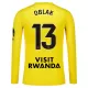 Levné Mužský Fotbalový Dres Atlético Madrid Oblak 13 Brankářské 2025-26 Žlutá Dlouhý Rukáv