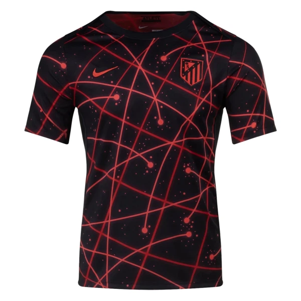 Levné Mužský Fotbalový Dres Atlético Madrid Pre-Match 2025-26 Černá