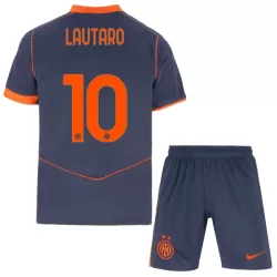 Levné Dětský Fotbalový Dres Inter Milán Lautaro Martinez 10 Alternativní 2025-26 Levné Dětský Fotbalový Dres Inter Milán Lautaro Martinez 10 Alternativní 2025-26