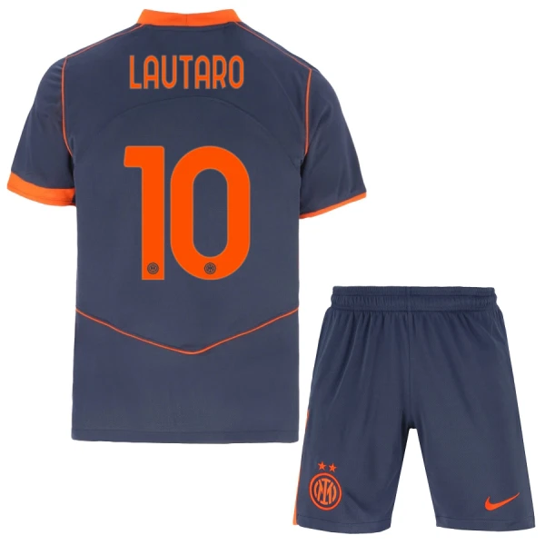 Levné Dětský Fotbalový Dres Inter Milán Lautaro Martinez 10 Alternativní 2025-26