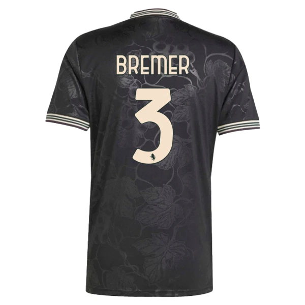 Levné Dětský Fotbalový Dres Juventus Bremer 3 Alternativní 2025-26
