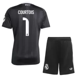 Levné Dětský Fotbalový Dres Real Madrid Courtois 1 Brankářské 2025-26 Černá Levné Dětský Fotbalový Dres Real Madrid Courtois 1 Brankářské 2025-26 Černá