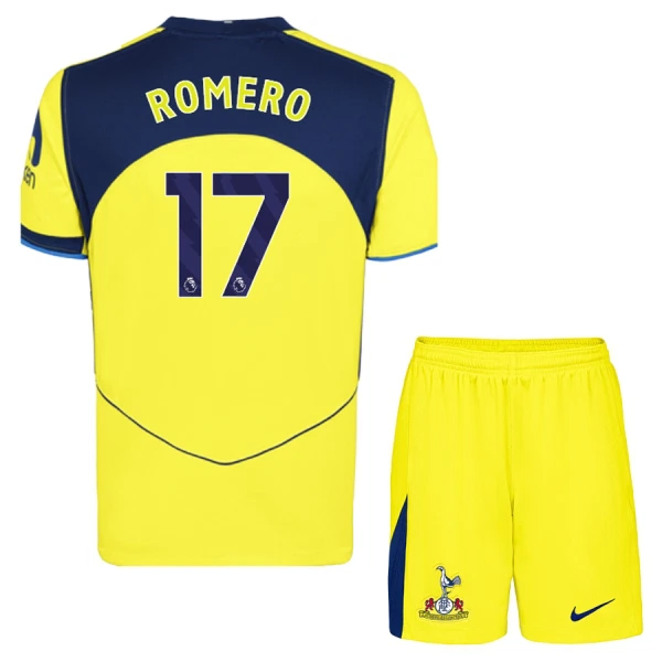 Levné Dětský Fotbalový Dres Tottenham Hotspur Romero 17 Alternativní 2025-26