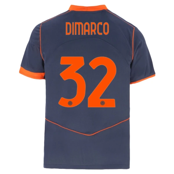 Levné Mužský Fotbalový Dres Inter Milán Dimarco 32 Alternativní 2025-26