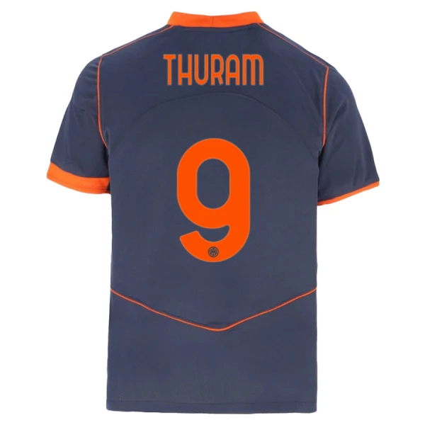 Levné Mužský Fotbalový Dres Inter Milán Thuram 9 Alternativní 2025-26