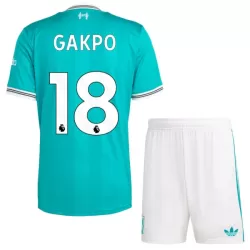 Levné Dětský Fotbalový Dres Liverpool Gakpo 18 Alternativní 2025-26 Levné Dětský Fotbalový Dres Liverpool Gakpo 18 Alternativní 2025-26