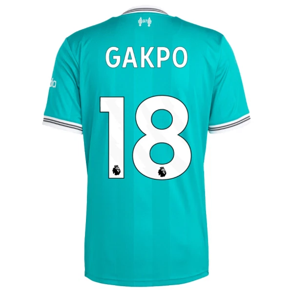 Levné Dětský Fotbalový Dres Liverpool Gakpo 18 Alternativní 2025-26