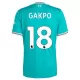 Levné Dětský Fotbalový Dres Liverpool Gakpo 18 Alternativní 2025-26