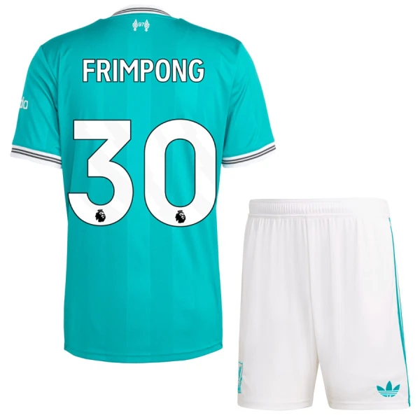 Levné Dětský Fotbalový Dres Liverpool Jeremie Frimpong 30 Alternativní 2025-26 Levné Dětský Fotbalový Dres Liverpool Jeremie Frimpong 30 Alternativní 2025-26