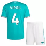 Levné Dětský Fotbalový Dres Liverpool Virgil 4 Alternativní 2025-26