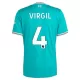 Levné Dětský Fotbalový Dres Liverpool Virgil 4 Alternativní 2025-26