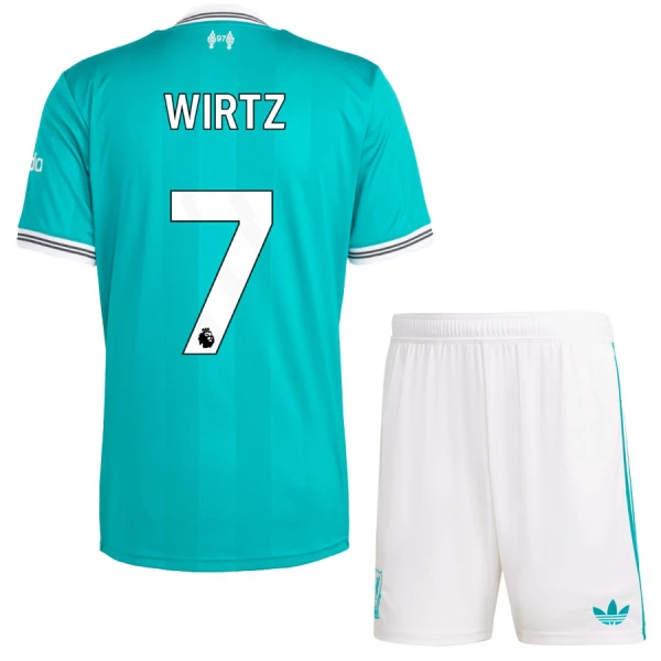 Levné Dětský Fotbalový Dres Liverpool Wirtz 7 Alternativní 2025-26 Levné Dětský Fotbalový Dres Liverpool Wirtz 7 Alternativní 2025-26