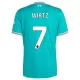 Levné Dětský Fotbalový Dres Liverpool Wirtz 7 Alternativní 2025-26
