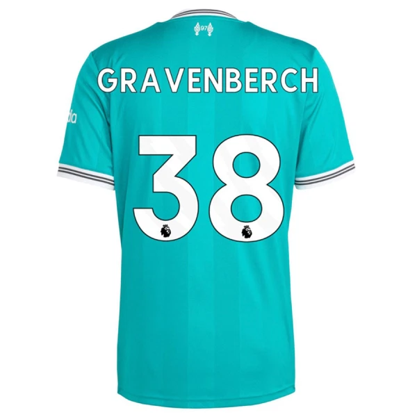 Levné Mužský Fotbalový Dres Liverpool Gravenberch 38 Alternativní 2025-26