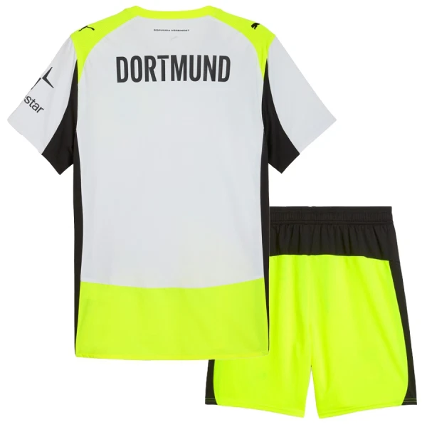 Levné Dětský Fotbalový Dres Borussia Dortmund Venkovní 2025-26