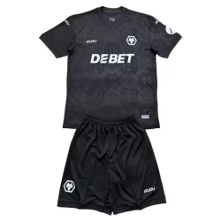 Levné Dětský Fotbalový Dres Wolverhampton Brankářské 2025-26 Černá Levné Dětský Fotbalový Dres Wolverhampton Brankářské 2025-26 Černá