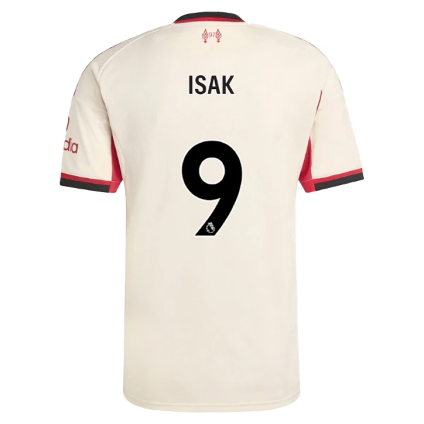 Levné Mužský Fotbalový Dres Liverpool ISAK 9 Venkovní 2025-26