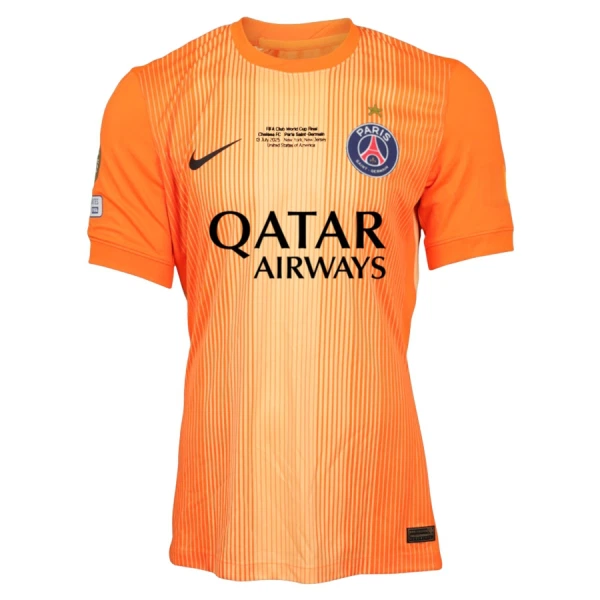 Levné Mužský Fotbalový Dres Paris Saint-Germain Brankářské 2025-26 Oranžový Levné Mužský Fotbalový Dres Paris Saint-Germain Brankářské 2025-26 Oranžový