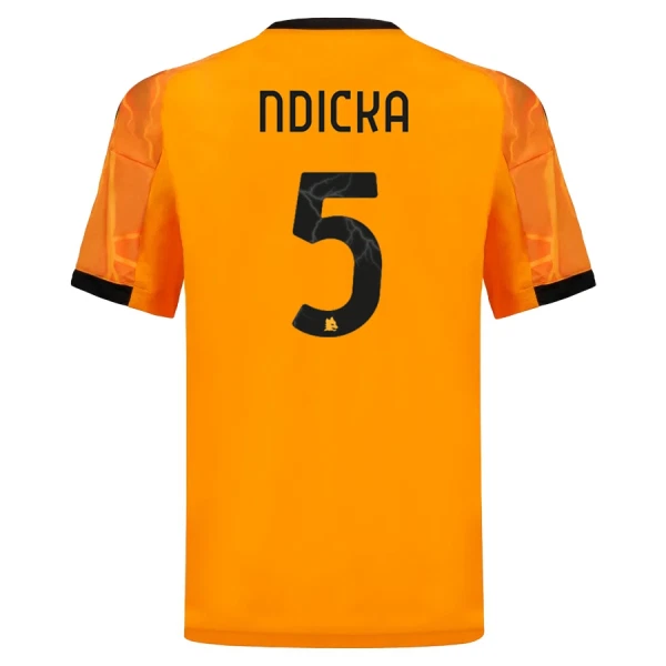Levné Dětský Fotbalový Dres AS Řím Ndicka 5 Venkovní 2025-26