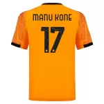 Levné Mužský Fotbalový Dres AS Řím Manu Kone 17 Venkovní 2025-26