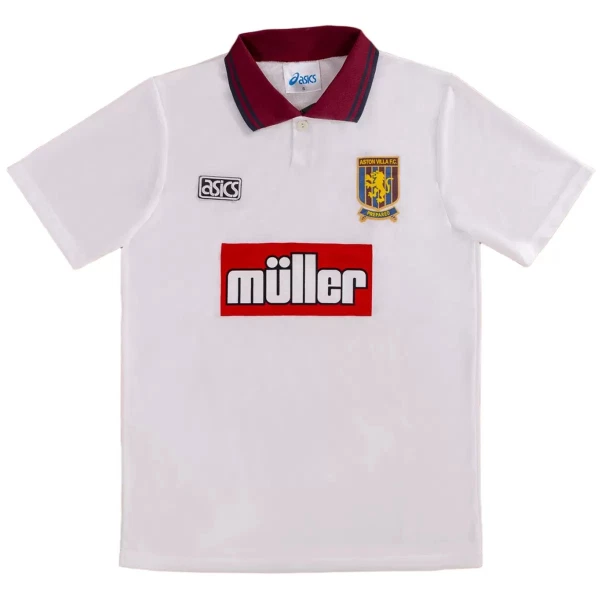 Levné Mužský Fotbalový Dres Aston Villa 1994-95 Domácí Retro Levné Mužský Fotbalový Dres Aston Villa 1994-95 Domácí Retro