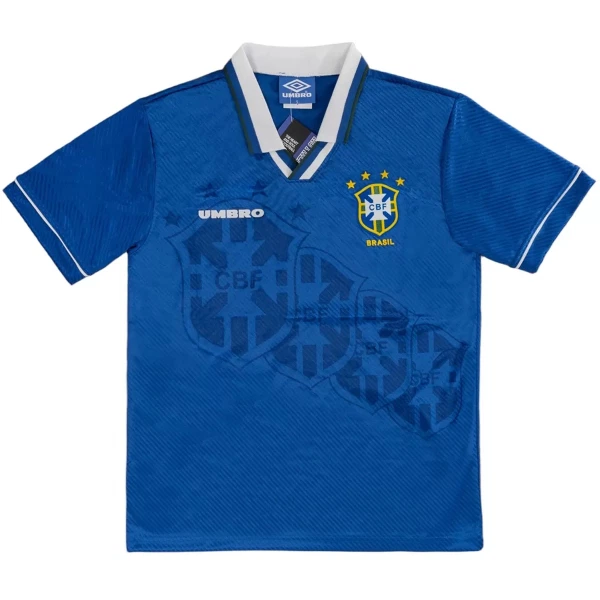 Levné Mužský Fotbalový Dres Brazílie Venkovní Retro 1994 Levné Mužský Fotbalový Dres Brazílie Venkovní Retro 1994