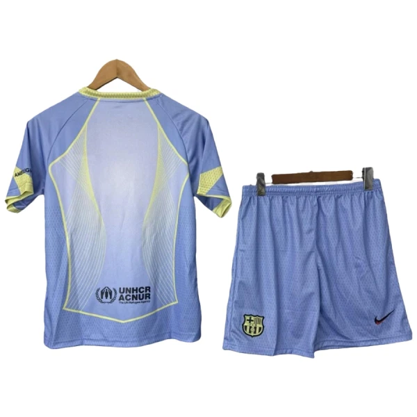 Levné Dětský Fotbalový Dres Barcelona Purple Version 2025-26 - Speciální