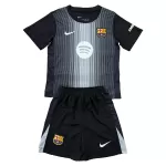 Levné Dětský Fotbalový Dres FC Barcelona Brankářské 2025-26 Černá